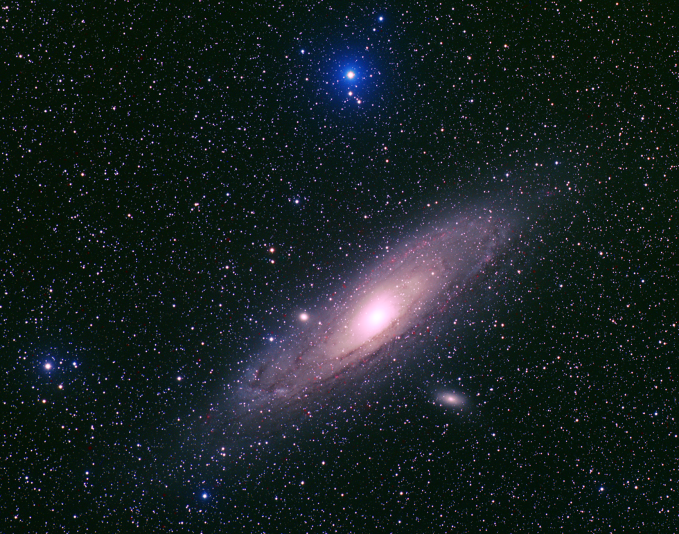 M31 Andromeda Galaxy Telescope Live